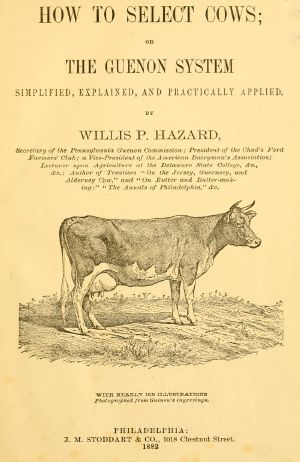 [Gutenberg 62852] • How to Select Cows / or, The Guenon system simplified, explained, and practically applied